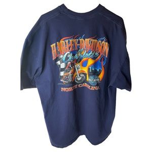 Harley-Davidson Blue T-Shirt Charlotte, North Carolina